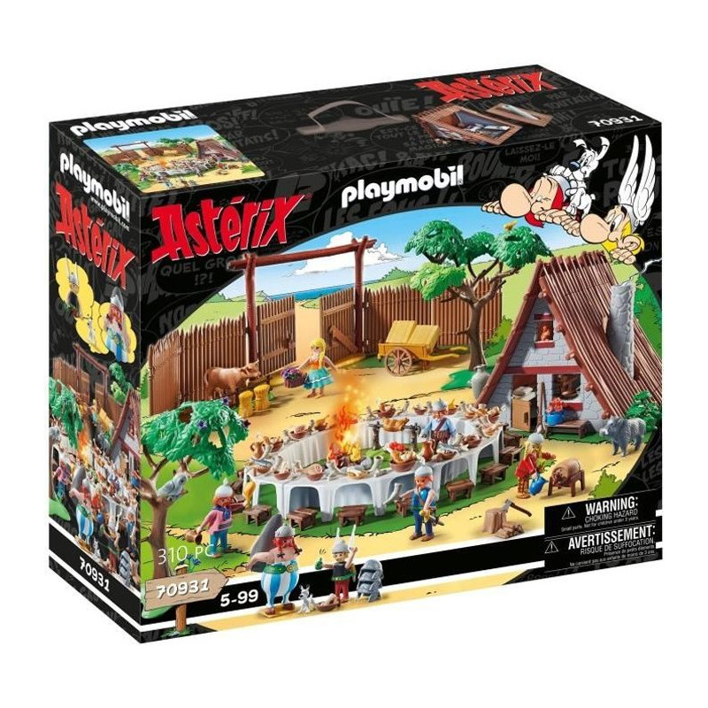 PLAYMOBIL - 70931 - Astérix : Le banquet du village