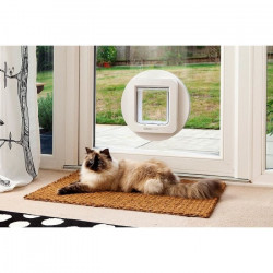 SUREFLAP Grande chatiere a puce électronique blanc