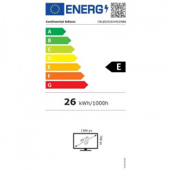 TV LED - CONTINENTAL EDISON - CELED32SVHD25B6 - 32 (81 cm) - HD - Smart Vidaa - 3xHDMI