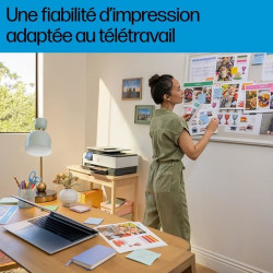 HP OfficeJet Pro 8124e - Imprimante tout-en-un  Jet d'encre couleur avec 3 mois d'Instant Ink inclus avec HP
