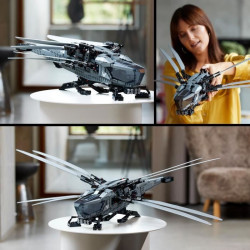 LEGO Icons Dune Atreides Royal Ornithopter, Set de Collection pour Adultes, Idée Cadeau pour Femmes, Hommes et Amateurs de Fil