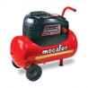 Compresseur MECAFER - 24L 1.5HP sans huile  tuyau et soufflette