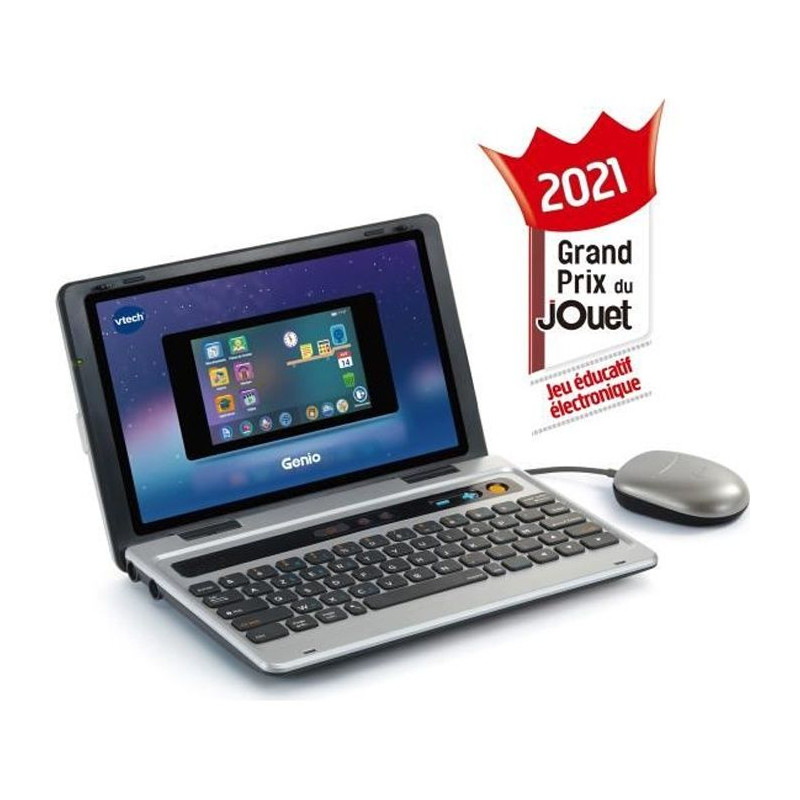 VTECH - Genio, Mon Premier Vrai Ordi  - Gris