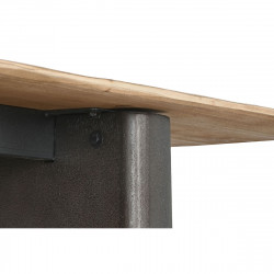 Table de Salle à Manger Home ESPRIT Naturel Brun foncé Sapin 200 x 90 x 75 cm