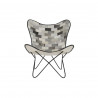 Chaise de Salle à Manger DKD Home Decor Blanc Noir Beige Gris 74 x 70 x 90 cm