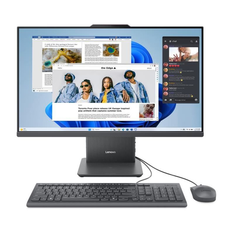 PC Tout-en-un LENOVO IdeaCentre AIO 27IRH9| Windows 11 - Core i7-13620H - RAM 16Go - SSD 512 Go - AZERTY