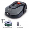 Robot tondeuse connecté 900m2 Scheppach RoboCut XXL900 avec station de recharge | Jusqu'a 900 m² | Capteur de pluie | WiFi  BT