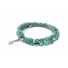 Bracelet d'allaitement pierre naturelle - Howlite Magnésite teintée