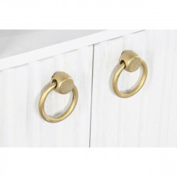 Étagère DKD Home Decor Blanc Métal Bois de manguier 90 x 40 x 180 cm