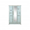 Armoire Home ESPRIT Turquoise Bleu ciel 112 x 46 x 174 cm