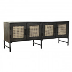Buffet DKD Home Decor Marron Rotin Bois de manguier (155 x 40 x 61,5 cm)