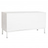 Meubles de télévision DKD Home Decor Doré Métal Blanc Bois de manguier 120 x 40 x 60 cm