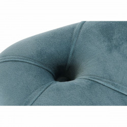 Banquette DKD Home Decor   Bleu Polyester Velours Bois MDF (88 x 53 x 48 cm)