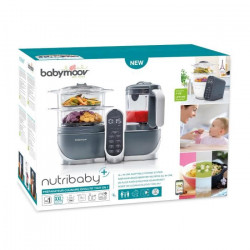 BABYMOOV Robot Cuisine Bébé Nutribaby () Industrial Grey
