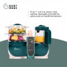 Babymoov Nutribaby - Robot Multifonctions 6 en 1 - Cuiseur-vapeur/Mixeur, Opal Green