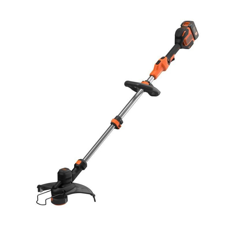 BLACKDECKER Coupe-Bordures 33cm Sans Fil BCSTE636L1-QW 36V 2,5 Ah POWERCOMMAND Tete Pivotante 180 - Tube Télescopique - 2