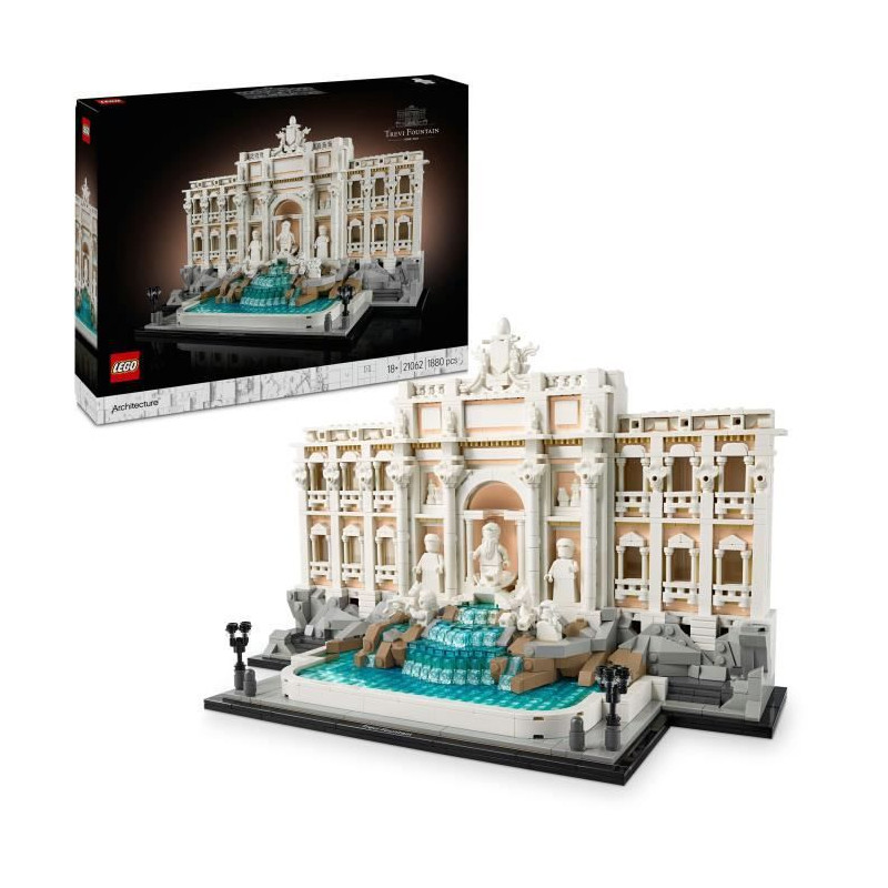 LEGO Architecture 21062 La fontaine de Trevi - Set de construction pour adulte sur Rome