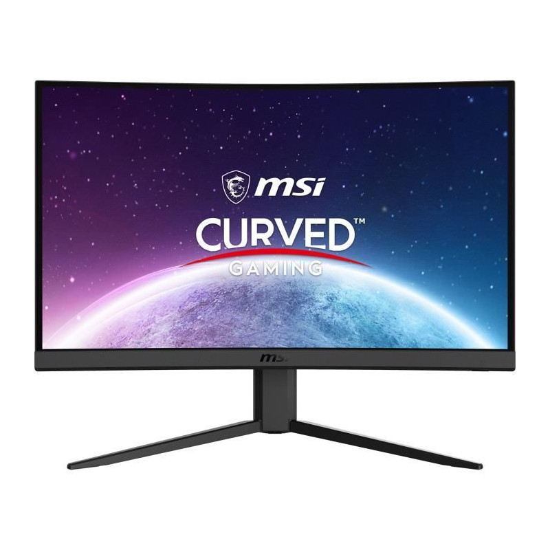 Ecran PC Gamer incurvé - MSI - G24C4 E2 - 24 FHD - Dalle VA - 180Hz - 1ms - Adaptive sync - 2 HDMI 1 DP