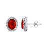Boucles d'oreilles motif "OVALE" 