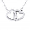 Collier motif "CUR" enlassés et Oxydes de Zirconium   