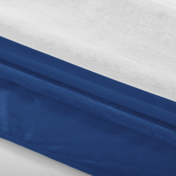 Rideau – voilage IRVETTE couleur blanc anneaux voilevelours 140x270 ameliahome