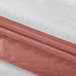 Rideau – voilage IRVETTE couleur blanc anneaux voilevelours 140x270 ameliahome
