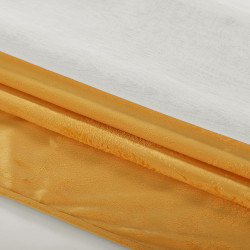 Rideau – voilage IRVETTE couleur blanc anneaux voilevelours 140x270 ameliahome