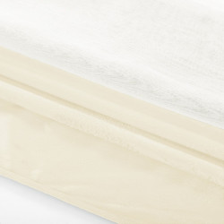 Rideau – voilage IRVETTE couleur blanc anneaux voilevelours 140x270 ameliahome