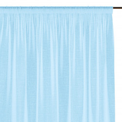 Rideau – voilage LUNARE couleur manque brodé motif boho ruban de curling voile 140x250 ameliahome