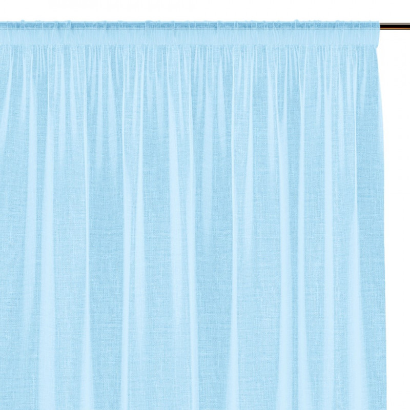Rideau – voilage LUNARE couleur manque brodé motif boho ruban de curling voile 140x250 ameliahome