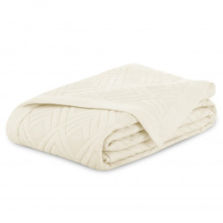 Couvre-lit OPHELIA couleur beige pressé 170x210 ameliahome