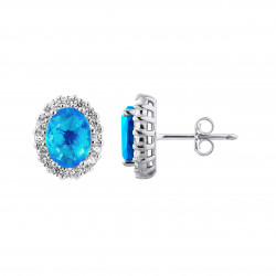 Boucles d'Oreilles motif "OVALE" 