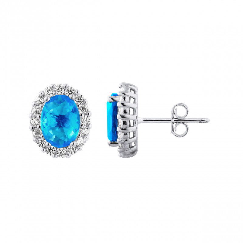 Boucles d'Oreilles motif "OVALE" 