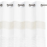 Rideau – voilage ARALIA couleur blanc anneaux galons 140x270 ameliahome