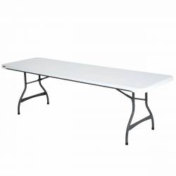 Table Piable Lifetime Blanc 244 x 74 x 76 cm