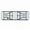 Table Piable Lifetime Blanc 244 x 74 x 76 cm