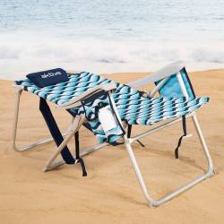 Chaise de Plage Aktive 48 x 95 x 78 cm (2 Unités)