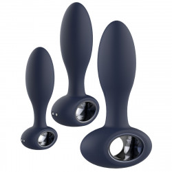 Plug Anal Dream Toys STARTROOPERS  Bleu 3 Pièces