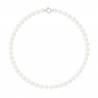 PERLINEA- Collier Perles de Culture- Diamètre 8-9 mm Blanc- Bijou Femme