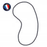 PERLINEA- Sautoir- Perle de Culture d'Eau Douce- Barroque 7-8 mm Black Tahiti- Bijou Femme