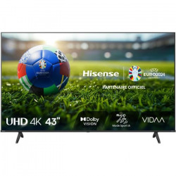TV LED - HISENSE - 43A6N - 43'' (108 cm) - 4K UHD 3840x2160 - 60Hz - HDR 10 - Smart TV - 3 x HDMI