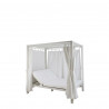 Lit de jardin DKD Home Decor Blanc Aluminium (148 x 188 x 205 cm)