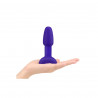 Petit plug anal avec bordure violet B-Vibe 93044