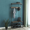 Cintre debout ERGO couleur noir hakano