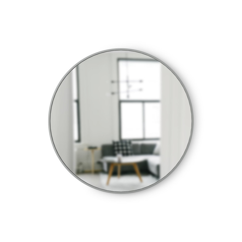 Miroir rond HUB couleur gris umbra