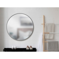 Miroir rond HUB couleur gris umbra