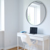 Miroir rond HUB couleur gris umbra