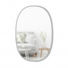 Miroir ovale HUB couleur gris umbra