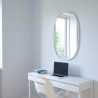 Miroir ovale HUB couleur gris umbra