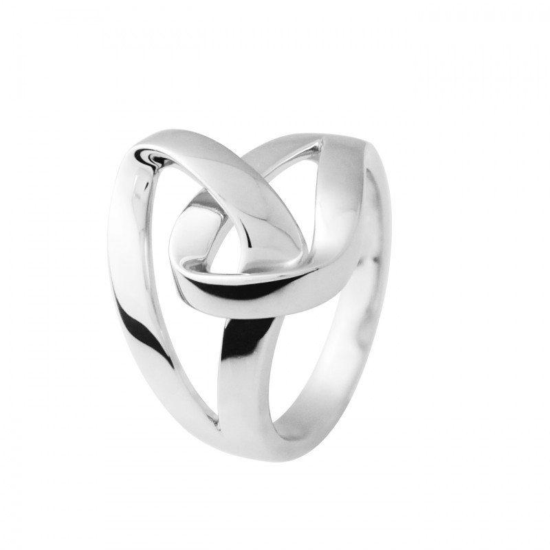Bague "Entrelacs" Jonc Massif  